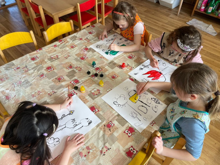 Oslava velikonočních svátků u Šikulků